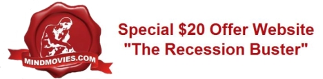 Recession Buster $20 Mind Movies Offer